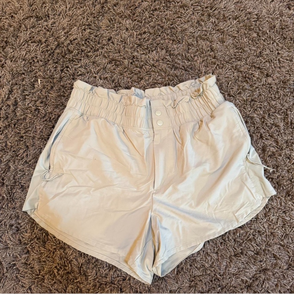FLX khaki lined utility shorts